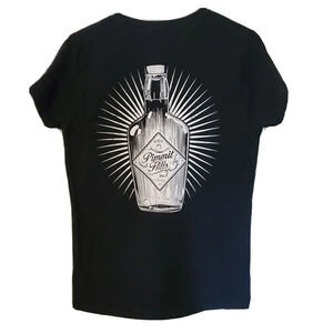 Pimmit Hills Whiskey 90 Tshirt Womens Medium Black Cotton Short Sleeve New